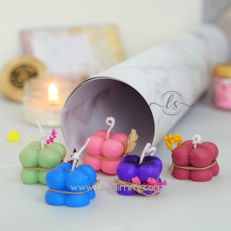Mini Pastel Bubble Candle – Artisan Influence